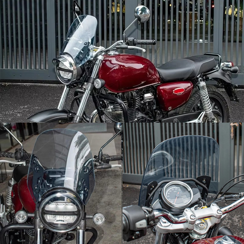 Suitable for Honda GB350 GB350S 23-24 modified motorcycle front windshield