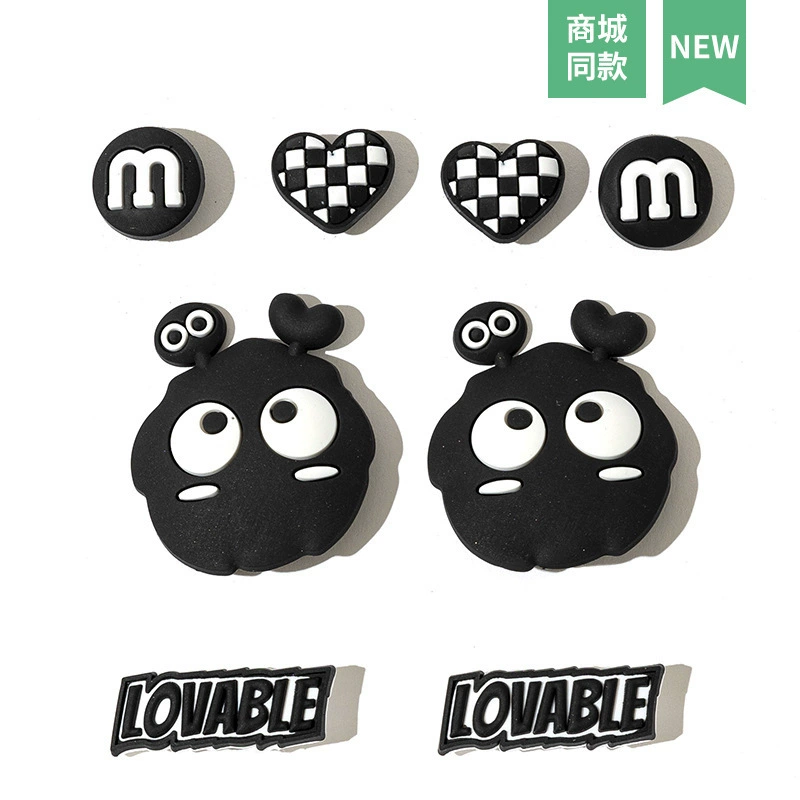 Кнопка для пещерных туфель подходит для пещерных туфель аксессуары мультфильм милая обувь diy с цветком