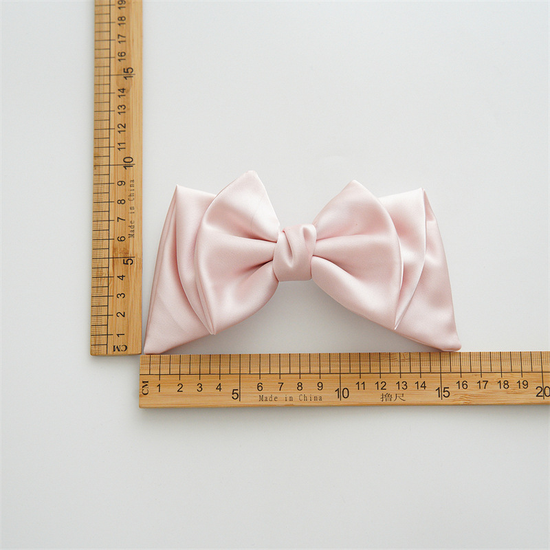 Women's Cute Sweet Bow Knot Satin Hair Clip display picture 11