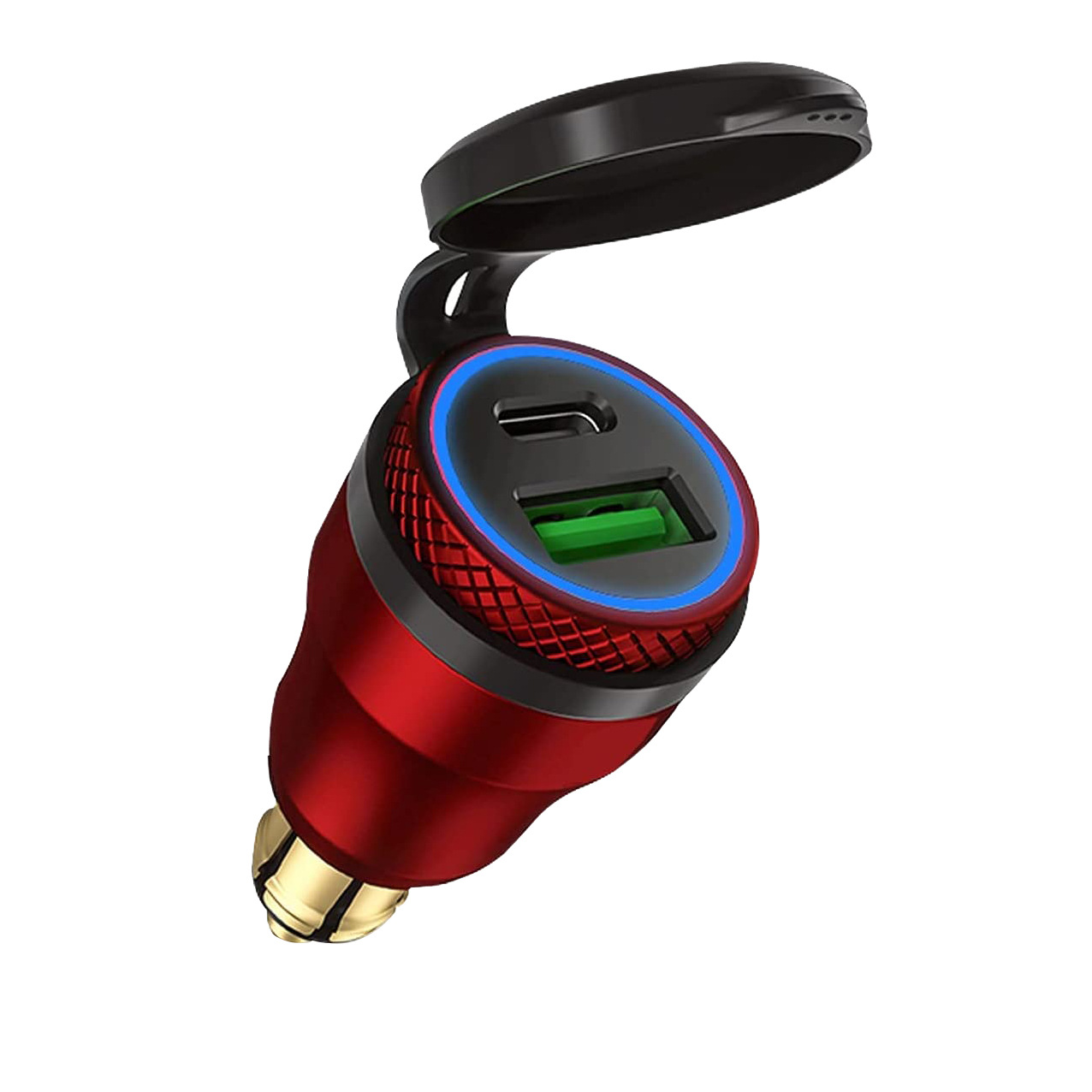 Aplicable al cargador europeo del coche de la motocicleta/al USB del cargador del coche de la motocicleta de Du Kai