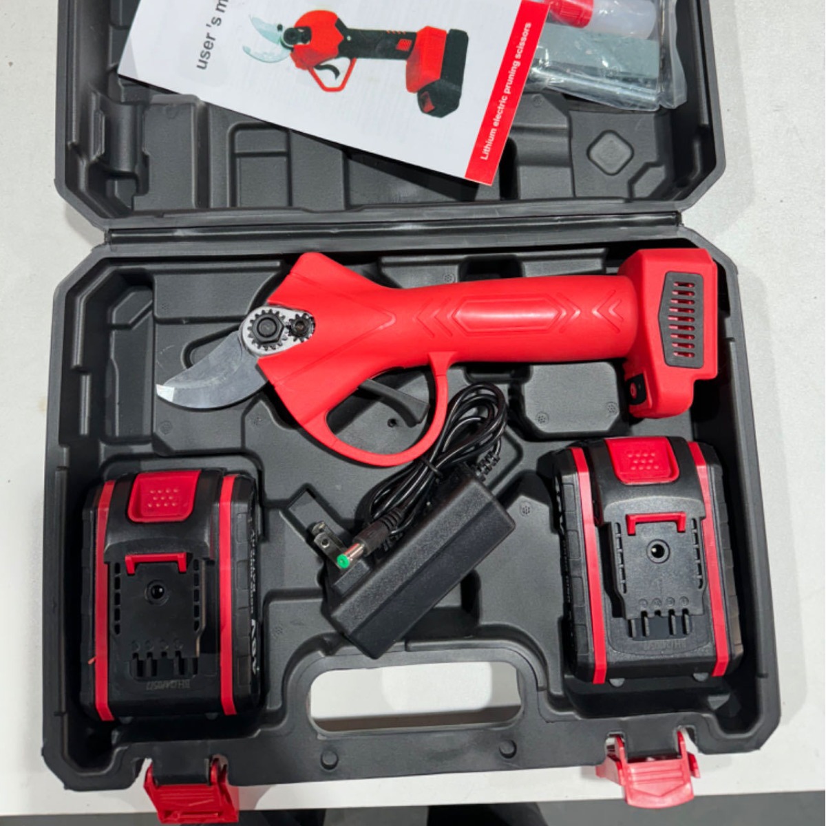 Nuevas tijeras eléctricas, tijeras de podar eléctricas de jardín, tijeras de ramas de árboles frutales, tijeras eléctricas de ramas gruesas, tijeras eléctricas portátiles inalámbricas para exteriores