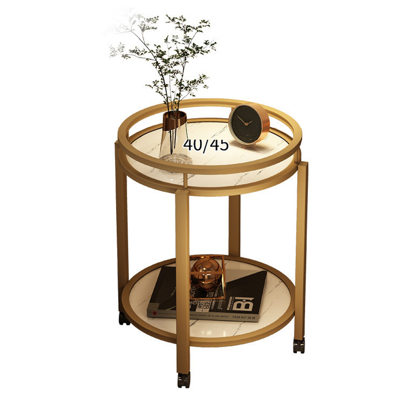 Estante de cabecera creativo Mesa lateral pequeña de sala de estar simple y moderna Alternativa a la mesita de noche Mesa lateral multifuncional Mesa de centro pequeña