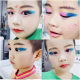 Children's stage makeup eye shadow kindergarten table performance cosmetics pearlescent earth color glitter powder eye makeup wholesale
