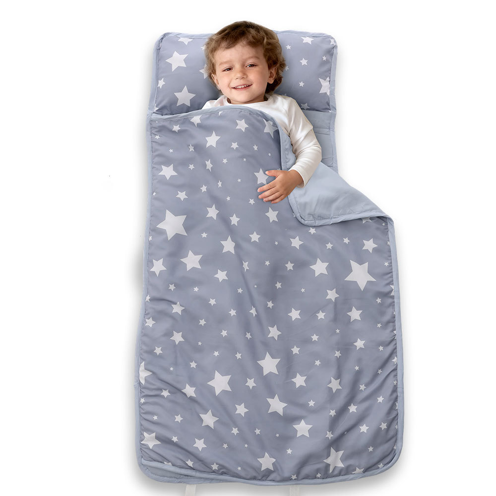 Foldable Children's Nap Mat Kindergarten Nap Bed Quilt Travel Portable Mattress Cross-Border Hot-Selling Source Factory