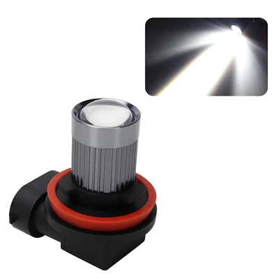 Decoding Car Headlights, Fog lamp - h11-white-one-pair