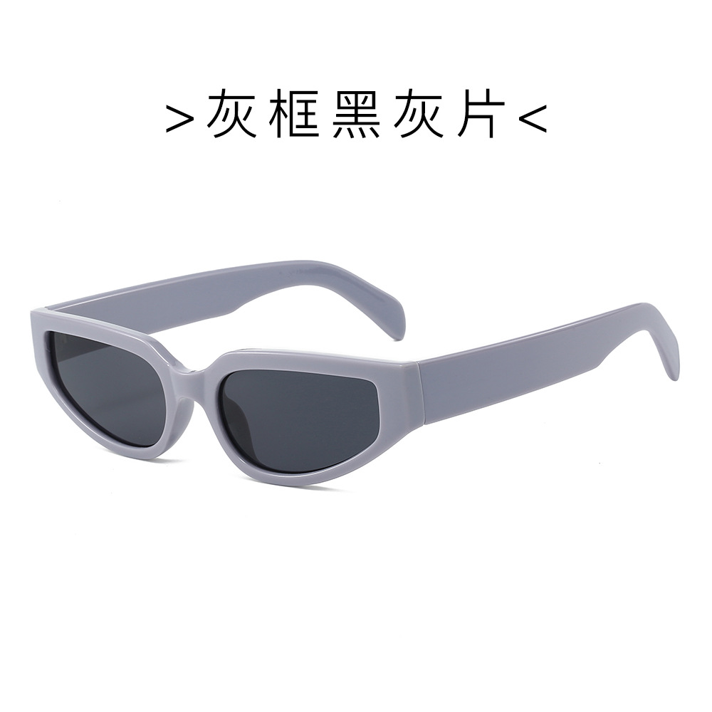 2024 ventas directas de la fábrica nueva ins europeo y americano transfronterizo gafas de sol personalidad moda pequeño marco retro gafas de sol calle tiro mujeres