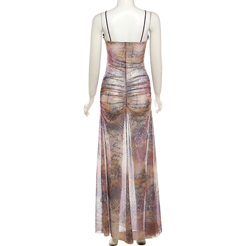 420g Weight Maxi Long Dress Dress Length Type Sleeveless Sleeve Length Sheath Dress Dresses Type Spandex, Polyester Fabric Type High Waist Waist Line Daily, Date Occasion Collarless Neckline Slim Fit Type Flower Pattern Summer Season Women's Gender Hollow Out, Backless Design Sexy Style Wholesale Women's Sexy Hollow Out Backless Flower Daily Date Collarless Sleeveless Sheath Dress 36