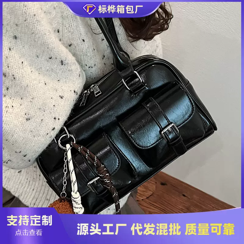 外单高级感小众腋下包包女2024新款潮流复古单肩包百搭上班通勤包