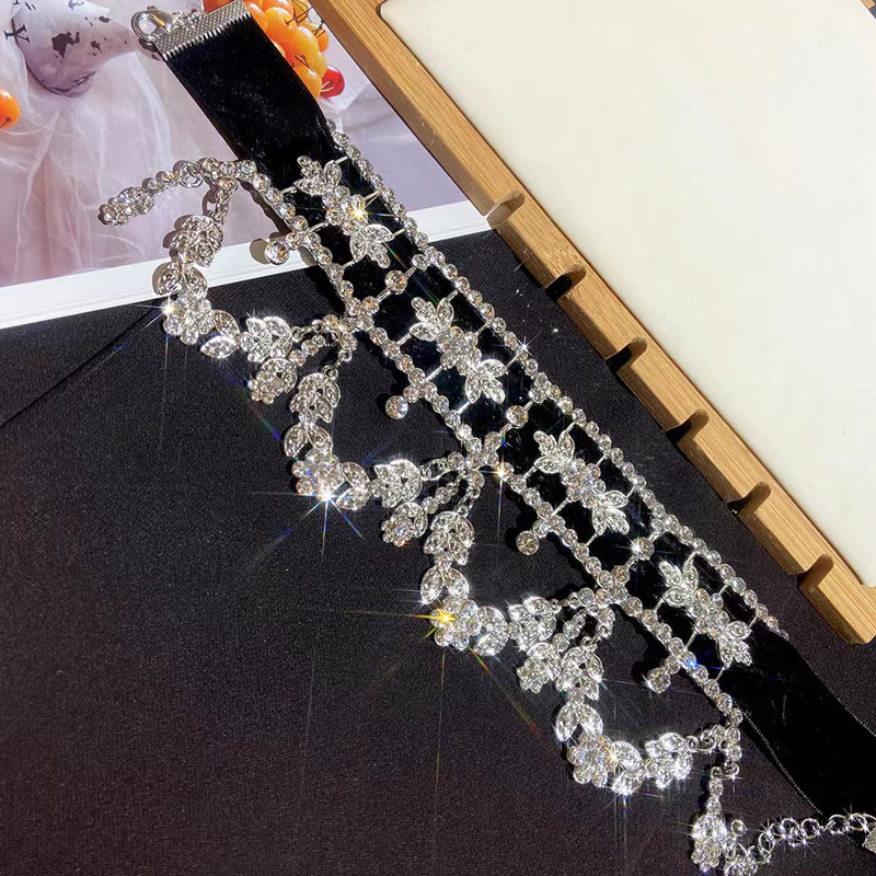 Choker Classification Wholesale Jewelry Luxurious Geometric Alloy Rhinestones Choker