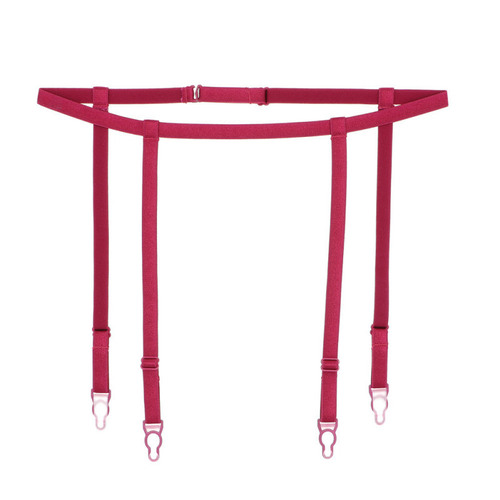 Varsbaby European and American sexy black garter belt erotic suspender women's seductive suspender stockings clip-on stockings non-slip