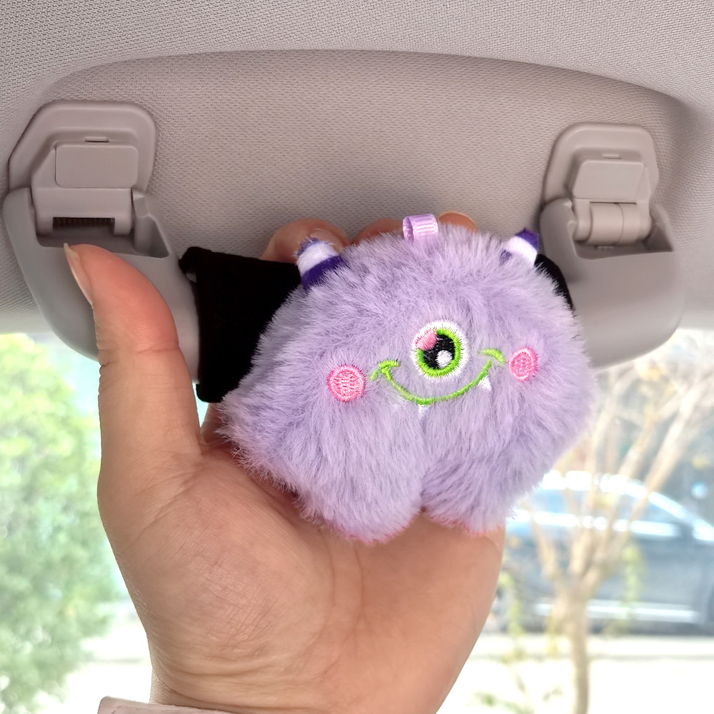 Creativo pequeño monstruo mango de automóvil guante de freno de mano de automóvil general mango de puerta interior guante de techo