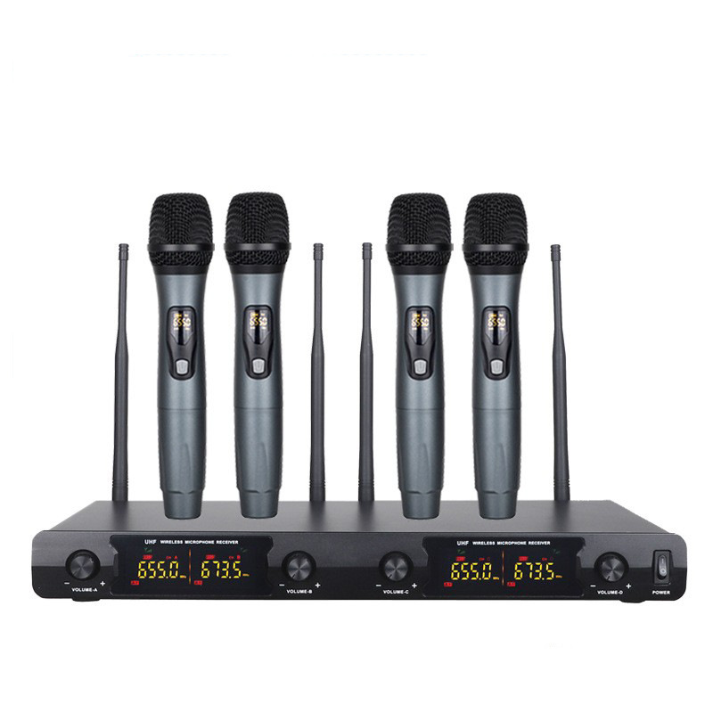 De uno a cuatro micrófono inalámbrico profesional KTV rendimiento hogar karaoke MICRÓFONO INALÁMBRICO micrófono U segmento image 2
