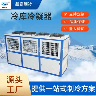 箱式一体机冷库机组 V型冷凝器 大型冷库工程 冷库制冷配套设备