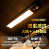 Metal interior lighting for wardrobe, physiological induction school night light, human sensor