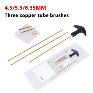4.5/5.5mm.177.22 Caliber Outdoor Tactical Maintenance 3-Piece Rod Extended Cleaning Brush Gun Barrel Brush Special Tool