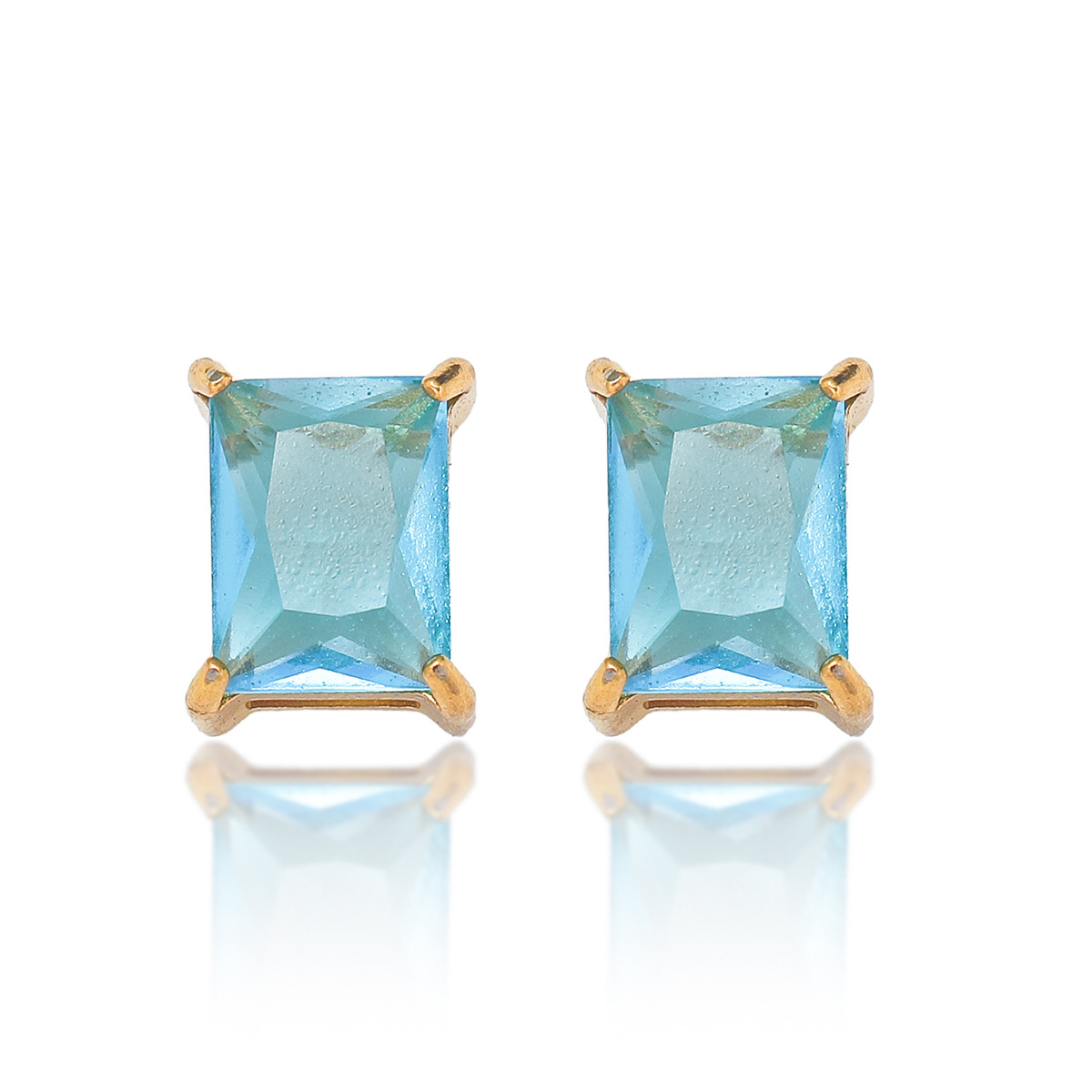 1 Pair Geometric Classic Style 304 Stainless Steel Ear Studs display picture 10