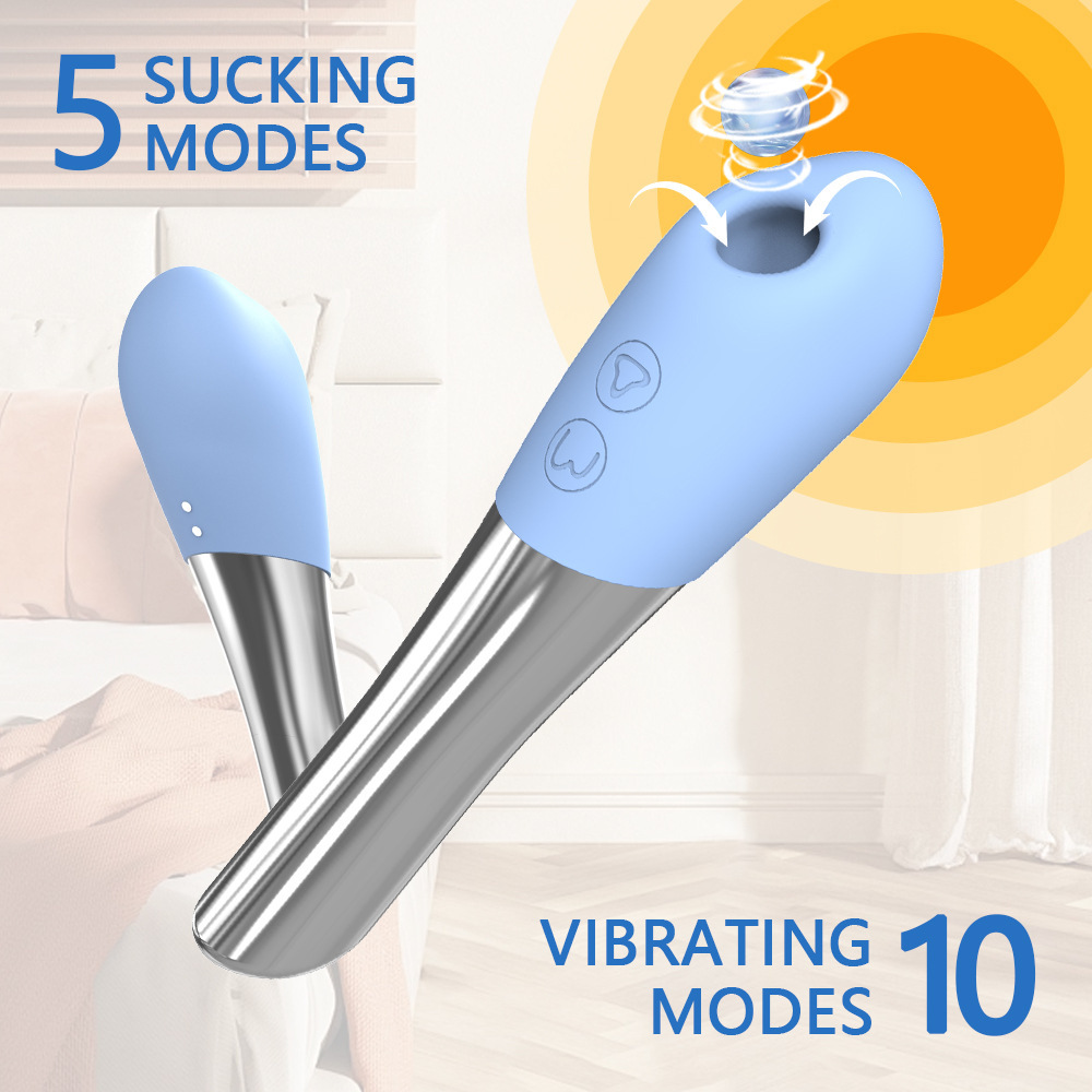 Bala de lápiz labial succionando segundo marea vibración masaje varilla de masaje femenina masturbación multifrecuencia vibrador masajeador de artículos sexuales