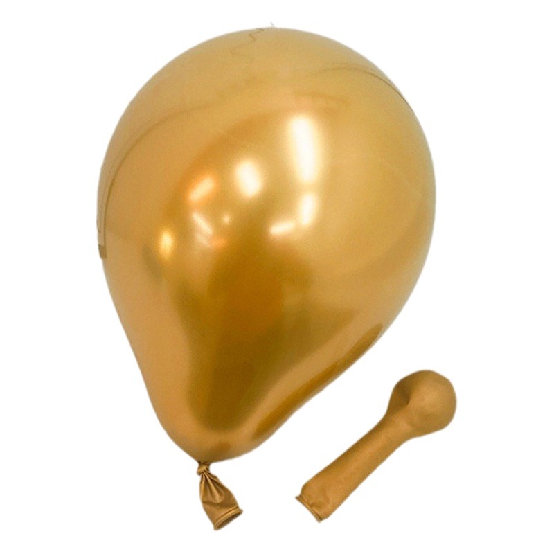 5 pulgadas 10 pulgadas 12 pulgadas 18 pulgadas de metal engrosado oro cromo látex globo decoración de la boda globo