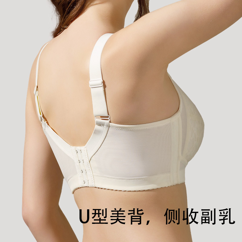 Al por mayor directo pequeño sujetador fino taza llena sin anillo de acero más tamaño ropa interior sujetador grasa MM200 libras