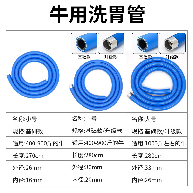 Ganado abridor de boca tubo de lavado de estómago ganado animal lavado de estómago equipo Dosificación de cría de ganado suministros veterinarios dispensador de Medicina de ganado