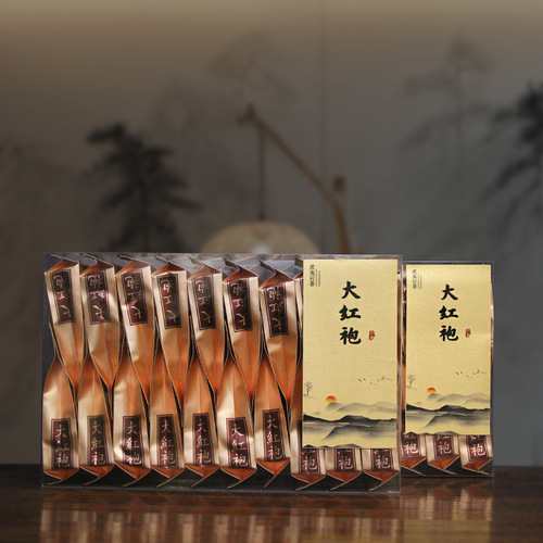 Fujian Tea Factory Wuyi Rock Tea Da Hong Pao Mellow Rock Tea Medium Roast Da Hong Pao Loose Leaf Tea Gift Box Wholesale