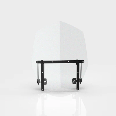 multi-angle adjustment, Motorcycle front windshield