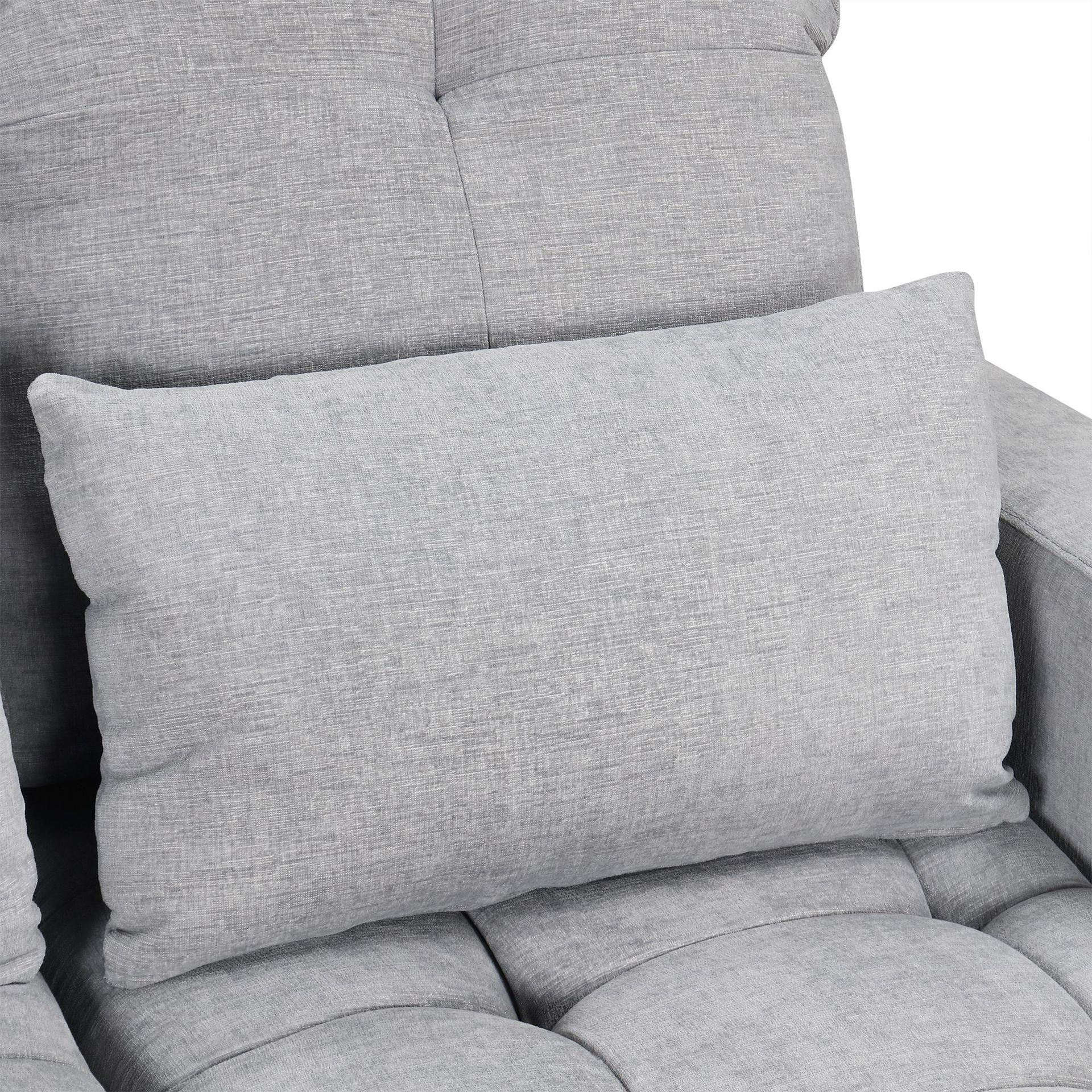 Sofá de tela de lujo ligero pequeño tipo de sala de estar muebles postmoderno sofá cama