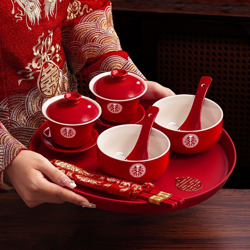 Wedding Celebration Cup Happy Bowl Hi Cup Chinese -style Tea…