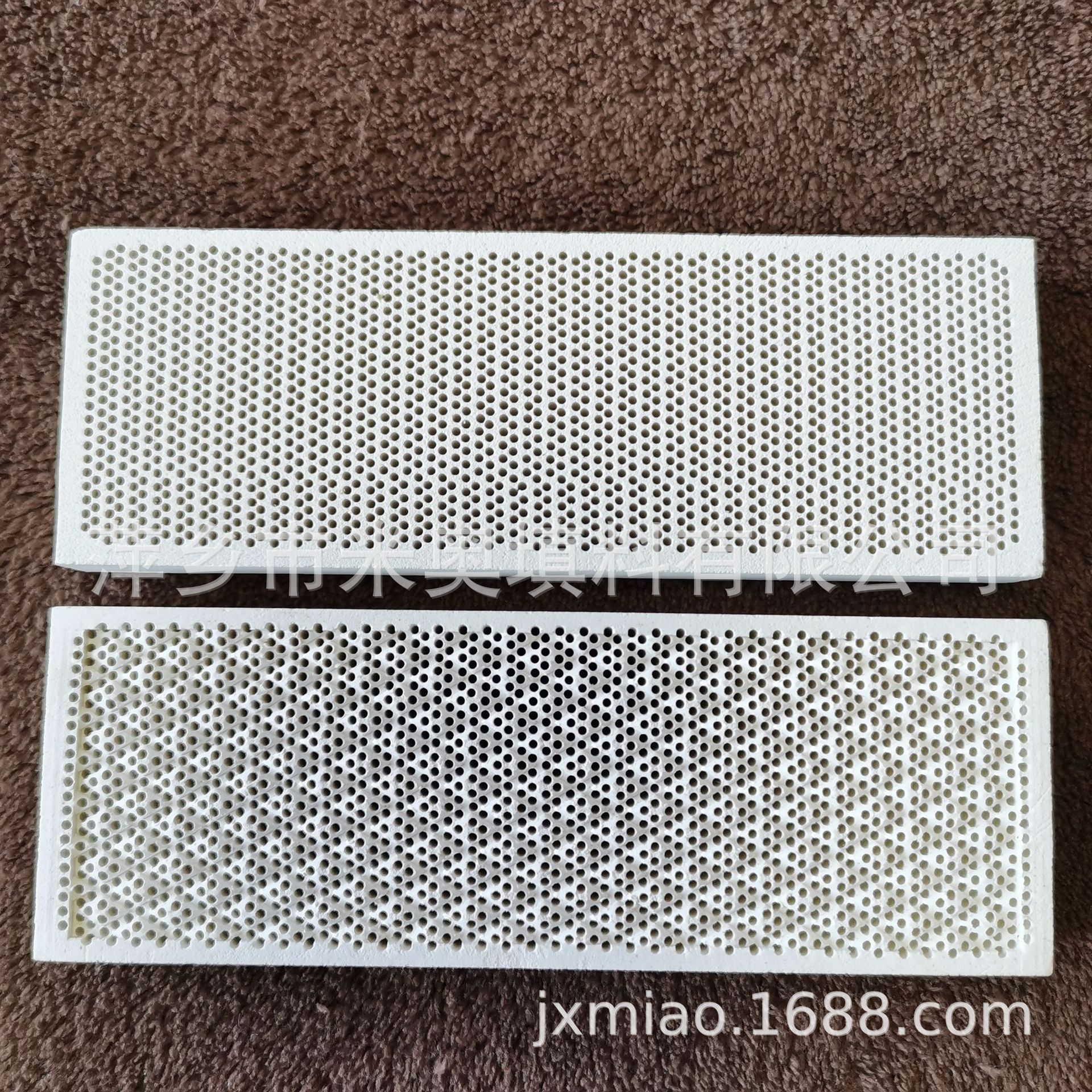 炉头燃烧板　134x47x13mm堇青石蜂窝陶瓷片　红外辐射加热板