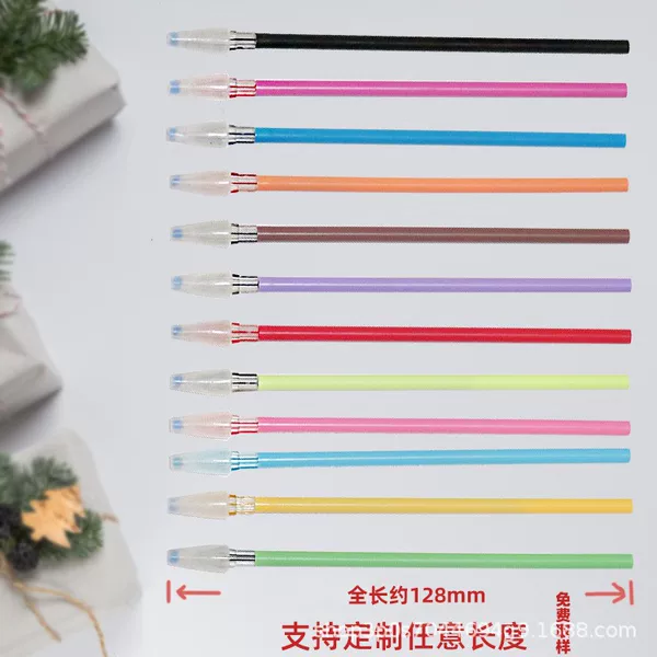 Creative Stationery Diamond Head Refill 12 Color Gel Pen Refill 0.5mm Color Neutral Refill