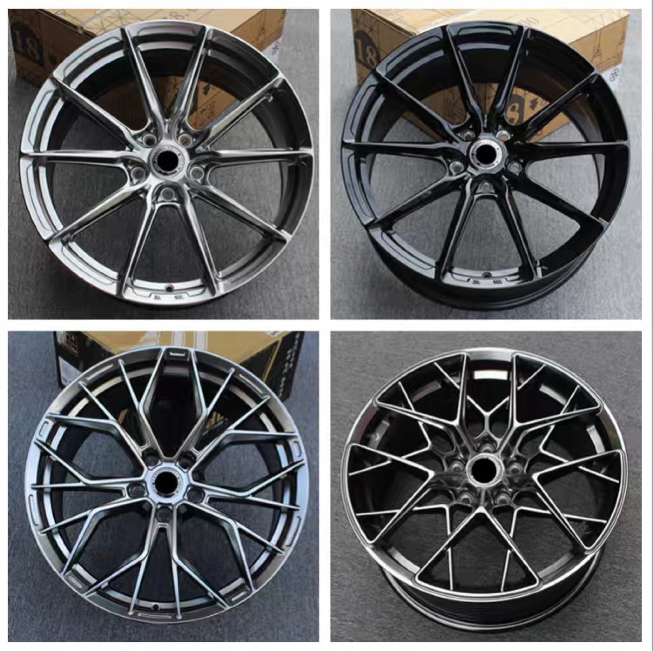 Ruedas giratorias 17 "18" 19 "ajuste a HRE ruedas Civic Accord A3A4 Speedster CC Panther