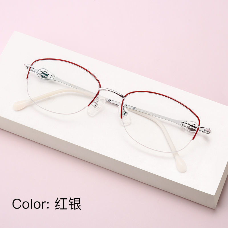 女性用近視および老眼一体型メガネ、遠近両用の累進多焦点メガネ、高精細、超軽量、抗青色光放射老眼鏡|undefined
