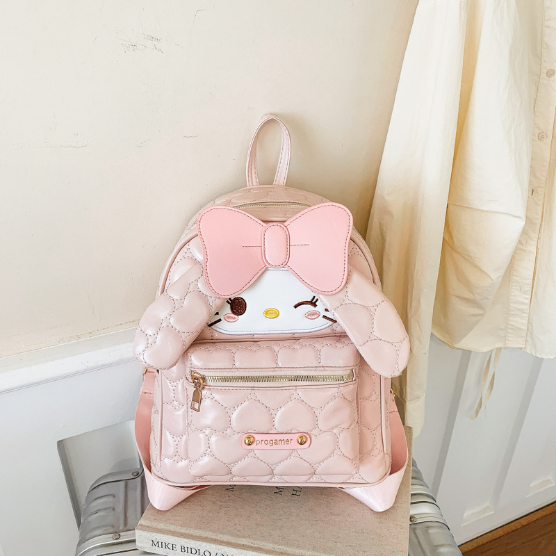Mochila encantadora Melody para niñas, mochila de dibujos animados ligera, mochila de compras, mochila de viaje de alto valor