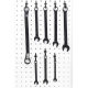 Multi-functional hook hanging board modern simple hardware hole board accessories hook tool single hook factory direct wholesale