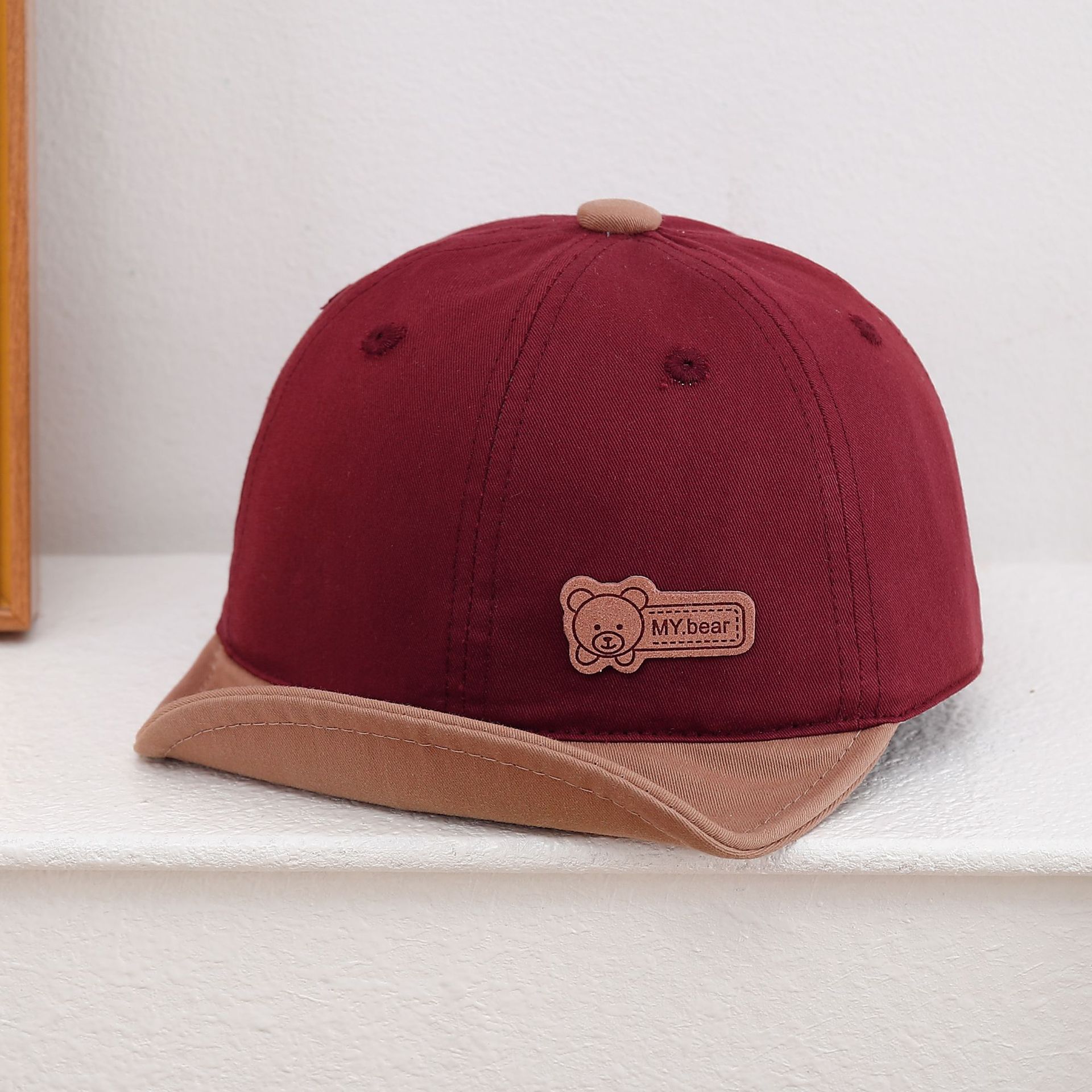 Sombreros para bebés lindos gorras de lengua de goma suave primavera / otoño / invierno gorras de béisbol para bebés varones y niñas sombreros de algodón versátiles