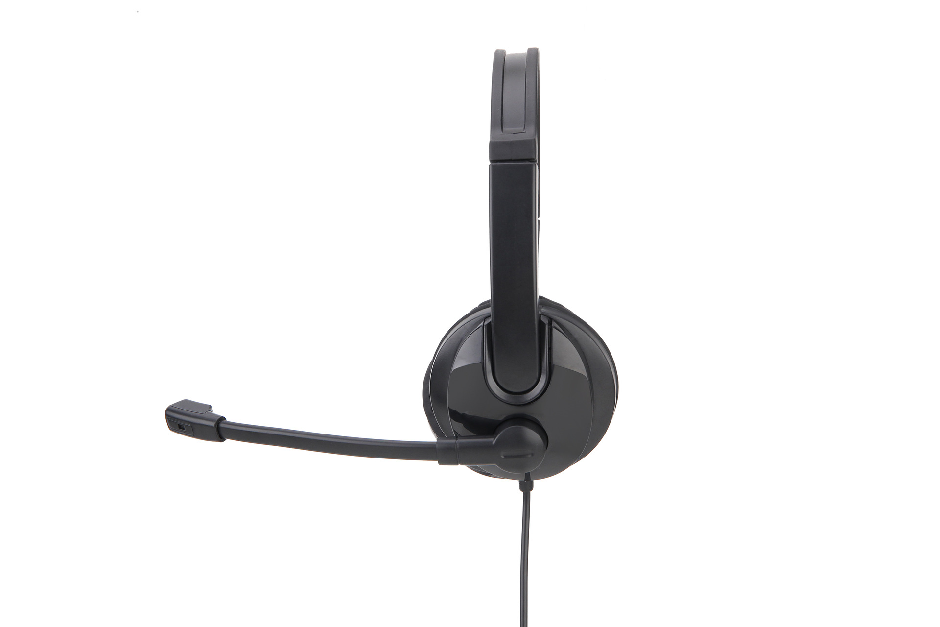 Wearing wired USB with remote control for learning, office, education, teaching, and communication earphones_voghion.com
