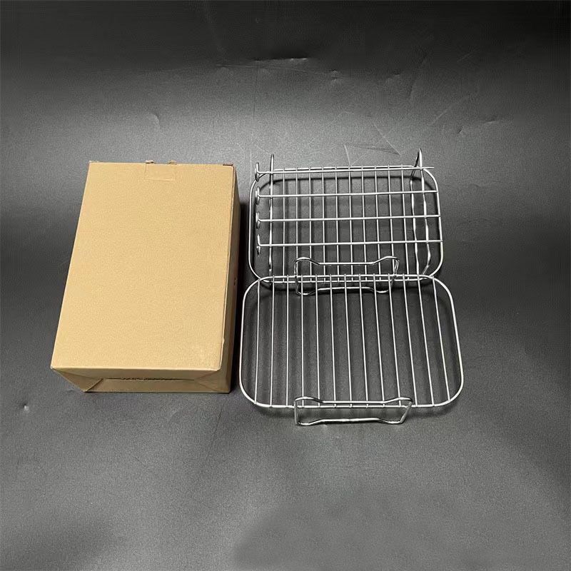 Accesorios para freidora de aire, rejilla doble de vapor y parrilla universal
