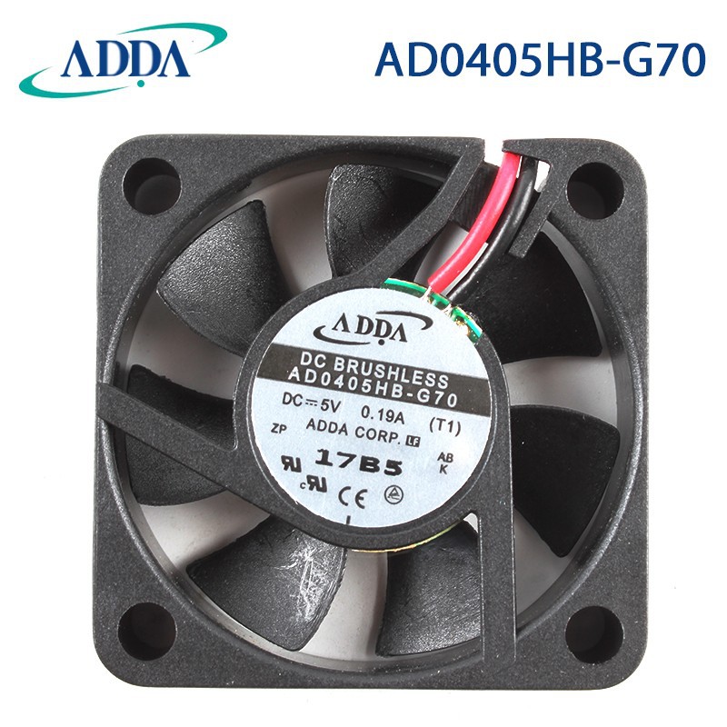 ADDA协禧 AD0405HB-G70 4010 DC5V 0.19A 滚珠轴承 设备风扇
