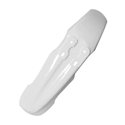 and rear mudguards, Motorcycle Fender - front-mud-tile-white