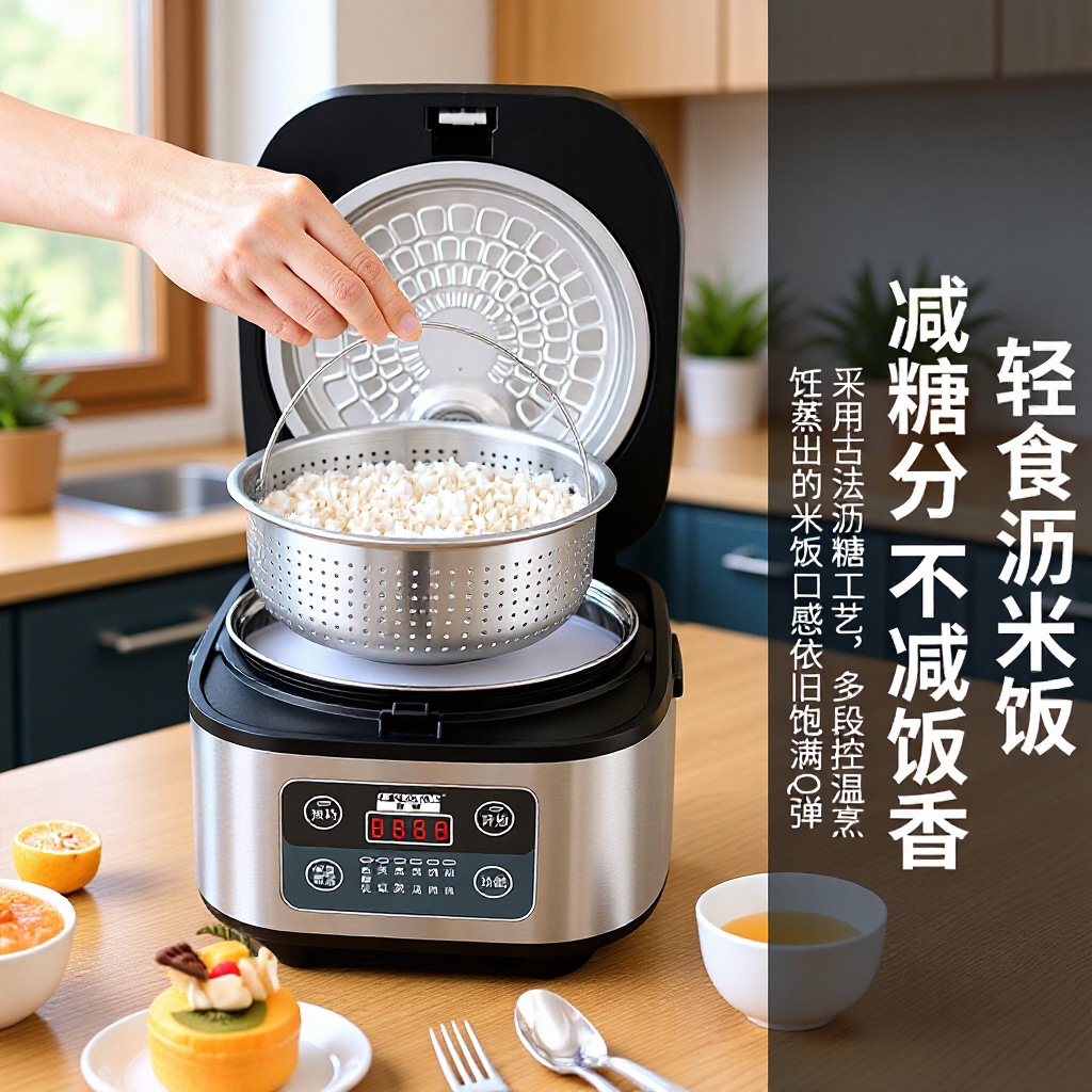 代发正半球糖智能电饭煲米汤煲仔饭分离沥水沥米电加热电饭锅家用