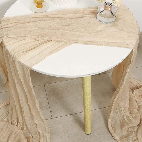 Best-selling pleated gauze table flags for rural wedding party dining table decorations holiday gifts table flags and table napkins