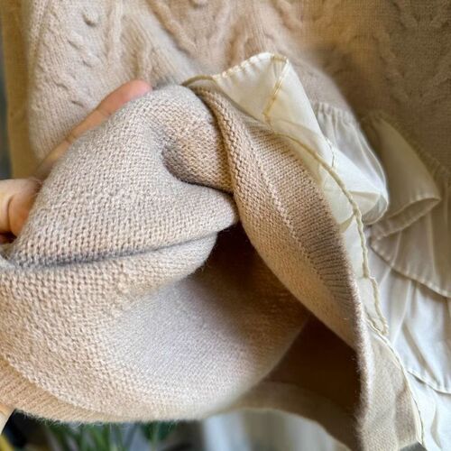 Knitted Hooded Sweater for Girls, Children's Knitwear, Toddler Autumn/Winter Stylish Baby Girl Thick Wool Sweater, Children's Fashion Apparel