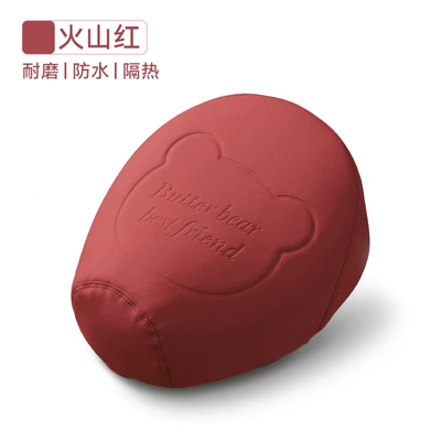 Waterproof and sun-proof electric vehicle seat cover for Yadi, Aima, and Tailin electric bikes, durable and thickened seat cover for all seasons (Electric car cushion) - bear-red-front-seat-none