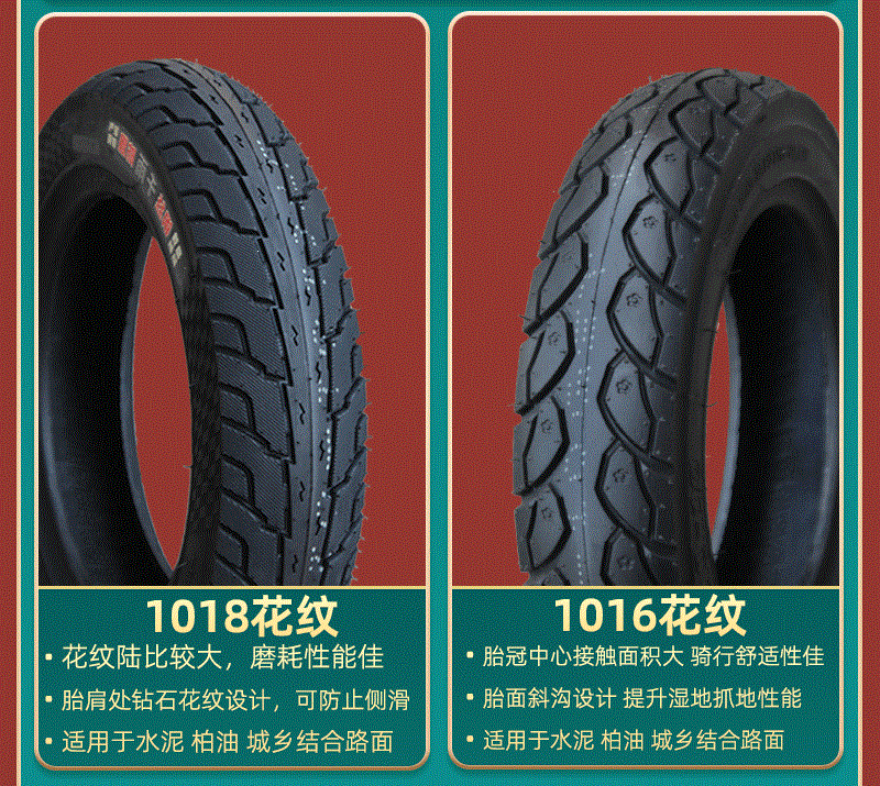 Suitable for Qianyu electric vehicles 3.00-0, other vacuum tires 3.50-0, motorcycle tires 300/350-0, etc