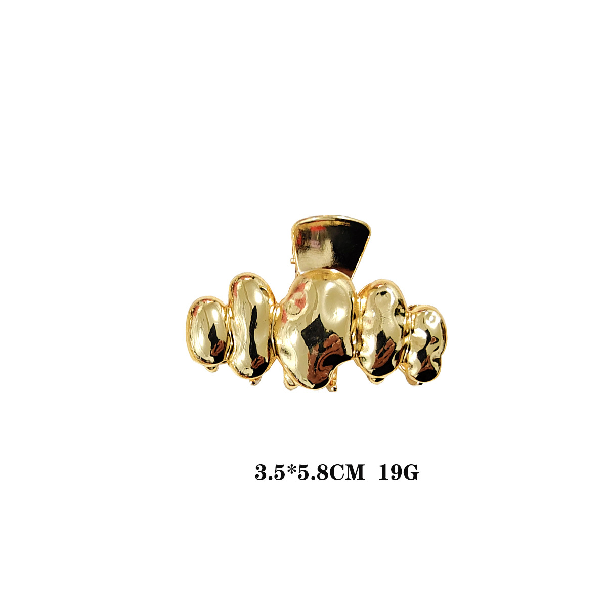Vintage haarclip met schelp geometrisch design voor dames_voghion.com