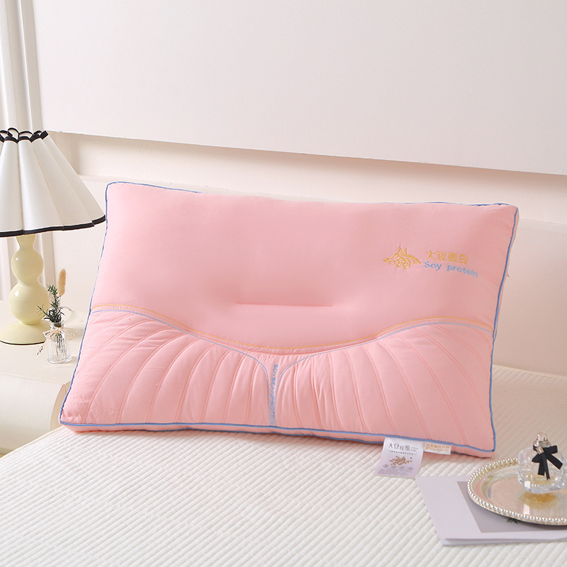 콩 단백질 모양의 핑크 베개 1000g