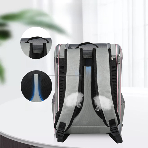 FUNADD Pet Travel Harness with Breathable Design for Dogs and Cats, Portable Outdoor Pet Backpack