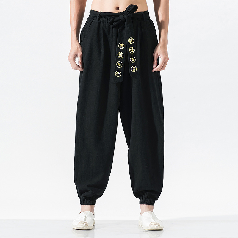 Retro casual trousers