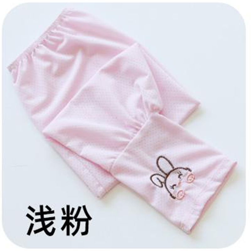 夏の新しいスタイルの恥ずかしうさぎ刺繍日焼け止めアイススリーブ工場直販多用途夏のインターネットセレブファッションアイスシルク通気性|undefined