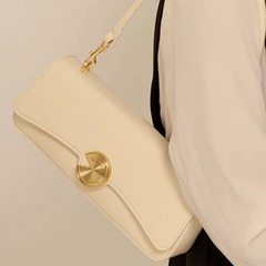 Large underarm bag for women 2024 spring and summer new niche design versatile crossbody bag cute shoulder baguette bag